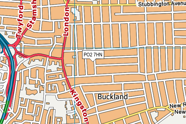 PO2 7HN map - OS VectorMap District (Ordnance Survey) PO2 7HN map - OS VectorMap District (Ordnance Survey)