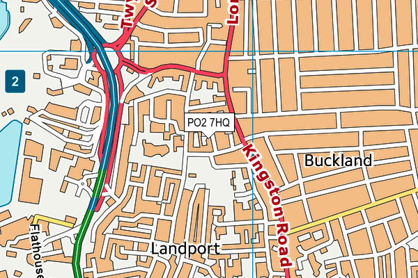 PO2 7HQ map - OS VectorMap District (Ordnance Survey) PO2 7HQ map - OS VectorMap District (Ordnance Survey)