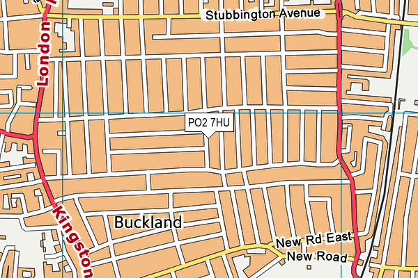 PO2 7HU map - OS VectorMap District (Ordnance Survey) PO2 7HU map - OS VectorMap District (Ordnance Survey)