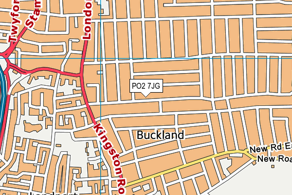 PO2 7JG map - OS VectorMap District (Ordnance Survey) PO2 7JG map - OS VectorMap District (Ordnance Survey)