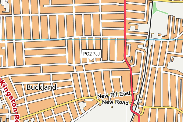 PO2 7JJ map - OS VectorMap District (Ordnance Survey) PO2 7JJ map - OS VectorMap District (Ordnance Survey)