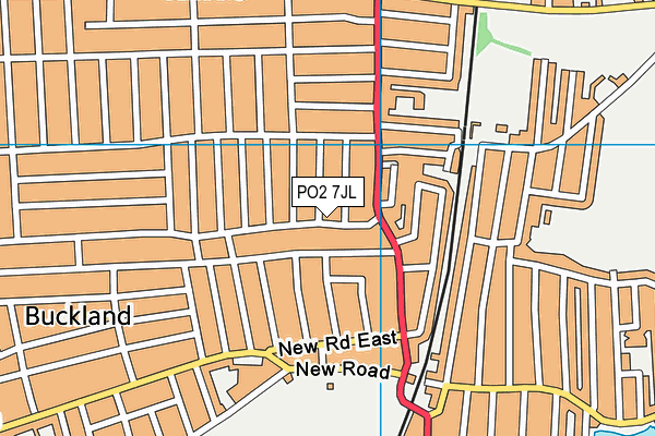 PO2 7JL map - OS VectorMap District (Ordnance Survey) PO2 7JL map - OS VectorMap District (Ordnance Survey)