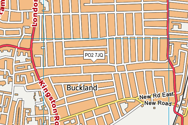 PO2 7JQ map - OS VectorMap District (Ordnance Survey) PO2 7JQ map - OS VectorMap District (Ordnance Survey)