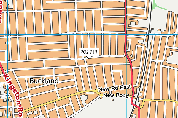 PO2 7JR map - OS VectorMap District (Ordnance Survey) PO2 7JR map - OS VectorMap District (Ordnance Survey)