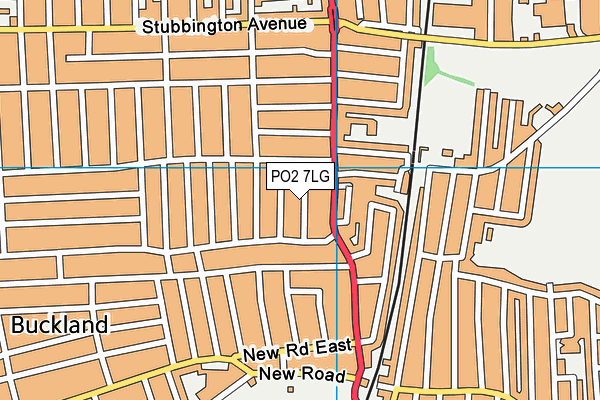 PO2 7LG map - OS VectorMap District (Ordnance Survey) PO2 7LG map - OS VectorMap District (Ordnance Survey)