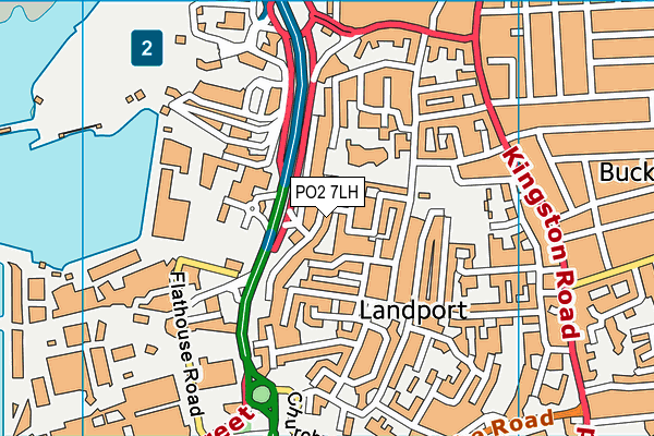 PO2 7LH map - OS VectorMap District (Ordnance Survey) PO2 7LH map - OS VectorMap District (Ordnance Survey)