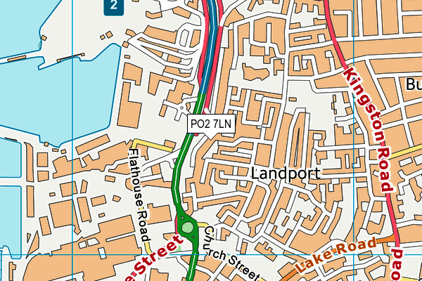 PO2 7LN map - OS VectorMap District (Ordnance Survey) PO2 7LN map - OS VectorMap District (Ordnance Survey)