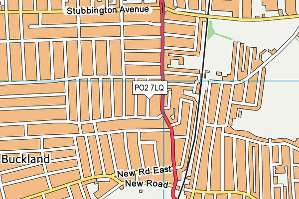PO2 7LQ map - OS VectorMap District (Ordnance Survey) PO2 7LQ map - OS VectorMap District (Ordnance Survey)