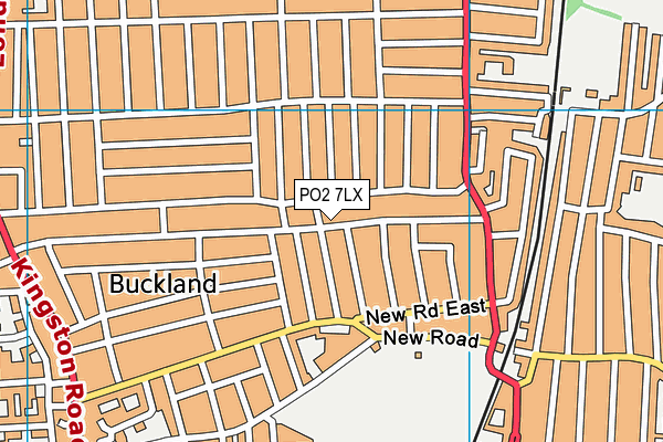 PO2 7LX map - OS VectorMap District (Ordnance Survey) PO2 7LX map - OS VectorMap District (Ordnance Survey)