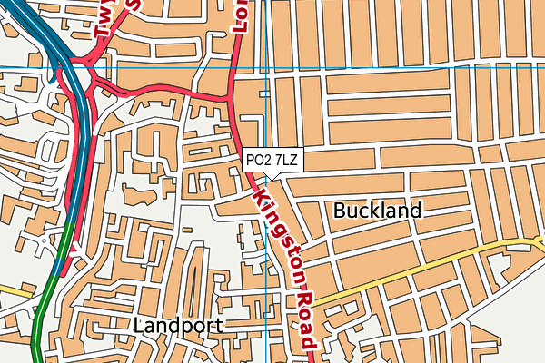 PO2 7LZ map - OS VectorMap District (Ordnance Survey) PO2 7LZ map - OS VectorMap District (Ordnance Survey)