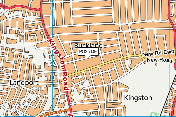 PO2 7QE map - OS VectorMap District (Ordnance Survey) PO2 7QE map - OS VectorMap District (Ordnance Survey)