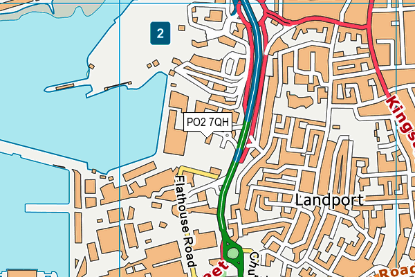 PO2 7QH map - OS VectorMap District (Ordnance Survey) PO2 7QH map - OS VectorMap District (Ordnance Survey)
