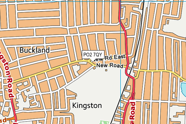 PO2 7QY map - OS VectorMap District (Ordnance Survey) PO2 7QY map - OS VectorMap District (Ordnance Survey)