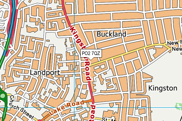 PO2 7QZ map - OS VectorMap District (Ordnance Survey) PO2 7QZ map - OS VectorMap District (Ordnance Survey)