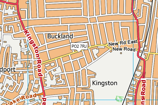 PO2 7RJ map - OS VectorMap District (Ordnance Survey) PO2 7RJ map - OS VectorMap District (Ordnance Survey)