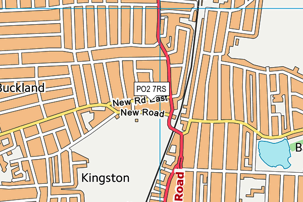 PO2 7RS map - OS VectorMap District (Ordnance Survey) PO2 7RS map - OS VectorMap District (Ordnance Survey)