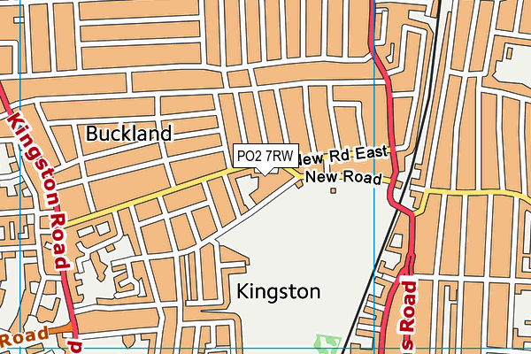 PO2 7RW map - OS VectorMap District (Ordnance Survey) PO2 7RW map - OS VectorMap District (Ordnance Survey)