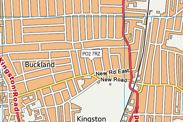 PO2 7RZ map - OS VectorMap District (Ordnance Survey) PO2 7RZ map - OS VectorMap District (Ordnance Survey)