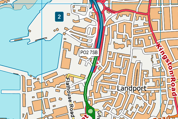PO2 7SB map - OS VectorMap District (Ordnance Survey) PO2 7SB map - OS VectorMap District (Ordnance Survey)