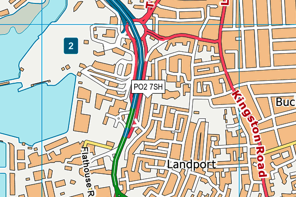 PO2 7SH map - OS VectorMap District (Ordnance Survey) PO2 7SH map - OS VectorMap District (Ordnance Survey)