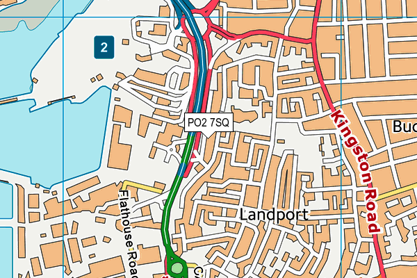 PO2 7SQ map - OS VectorMap District (Ordnance Survey) PO2 7SQ map - OS VectorMap District (Ordnance Survey)
