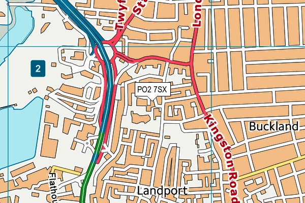 PO2 7SX map - OS VectorMap District (Ordnance Survey) PO2 7SX map - OS VectorMap District (Ordnance Survey)