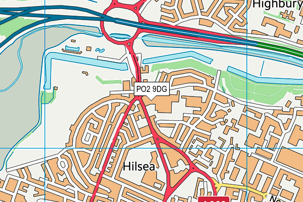 PO2 9DG map - OS VectorMap District (Ordnance Survey) PO2 9DG map - OS VectorMap District (Ordnance Survey)