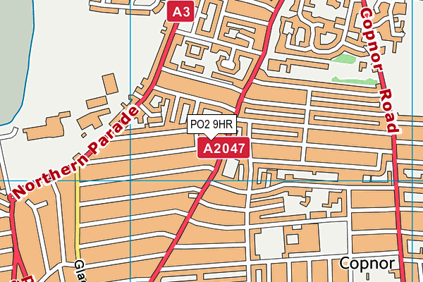 PO2 9HR map - OS VectorMap District (Ordnance Survey) PO2 9HR map - OS VectorMap District (Ordnance Survey)