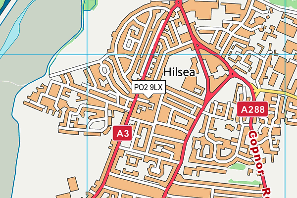 PO2 9LX map - OS VectorMap District (Ordnance Survey) PO2 9LX map - OS VectorMap District (Ordnance Survey)