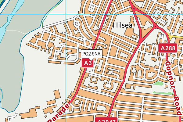 PO2 9NA map - OS VectorMap District (Ordnance Survey) PO2 9NA map - OS VectorMap District (Ordnance Survey)