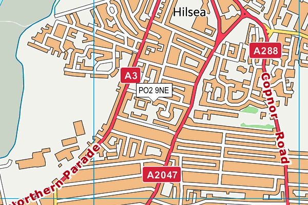 PO2 9NE map - OS VectorMap District (Ordnance Survey) PO2 9NE map - OS VectorMap District (Ordnance Survey)