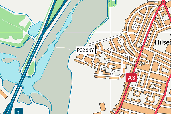 PO2 9NY map - OS VectorMap District (Ordnance Survey) PO2 9NY map - OS VectorMap District (Ordnance Survey)