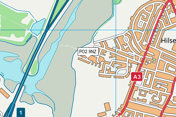 PO2 9NZ map - OS VectorMap District (Ordnance Survey) PO2 9NZ map - OS VectorMap District (Ordnance Survey)