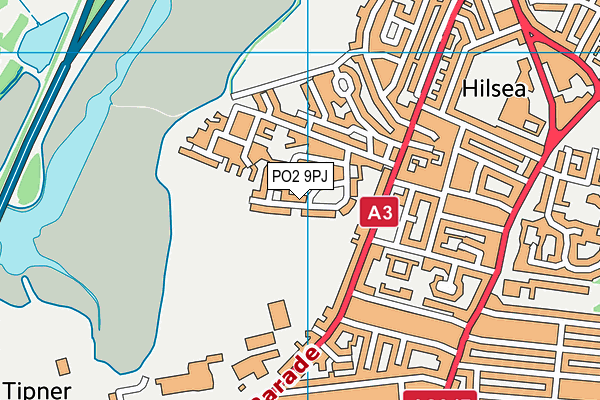 PO2 9PJ map - OS VectorMap District (Ordnance Survey) PO2 9PJ map - OS VectorMap District (Ordnance Survey)