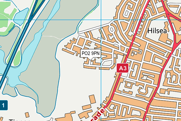 PO2 9PN map - OS VectorMap District (Ordnance Survey) PO2 9PN map - OS VectorMap District (Ordnance Survey)