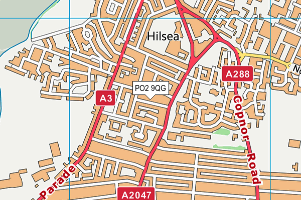 PO2 9QG map - OS VectorMap District (Ordnance Survey) PO2 9QG map - OS VectorMap District (Ordnance Survey)