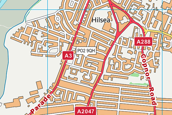 PO2 9QH map - OS VectorMap District (Ordnance Survey) PO2 9QH map - OS VectorMap District (Ordnance Survey)