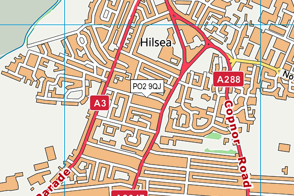 PO2 9QJ map - OS VectorMap District (Ordnance Survey) PO2 9QJ map - OS VectorMap District (Ordnance Survey)