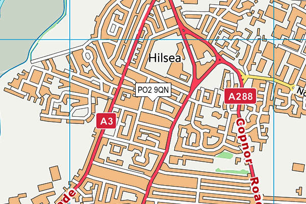PO2 9QN map - OS VectorMap District (Ordnance Survey) PO2 9QN map - OS VectorMap District (Ordnance Survey)
