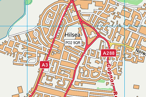 PO2 9QR map - OS VectorMap District (Ordnance Survey) PO2 9QR map - OS VectorMap District (Ordnance Survey)