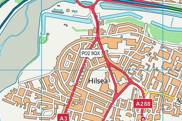 PO2 9QX map - OS VectorMap District (Ordnance Survey) PO2 9QX map - OS VectorMap District (Ordnance Survey)