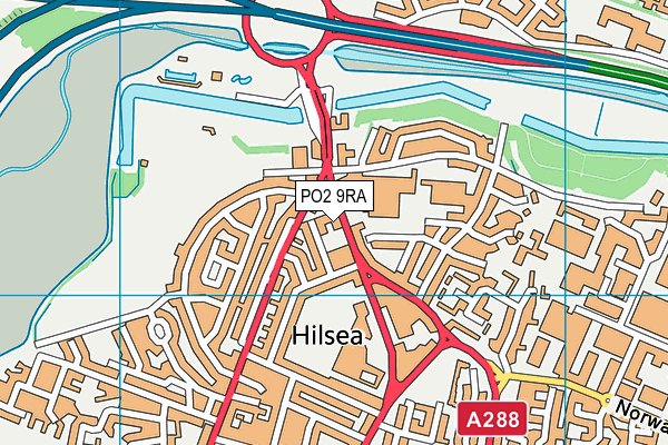 PO2 9RA map - OS VectorMap District (Ordnance Survey) PO2 9RA map - OS VectorMap District (Ordnance Survey)