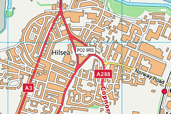 PO2 9RS map - OS VectorMap District (Ordnance Survey) PO2 9RS map - OS VectorMap District (Ordnance Survey)
