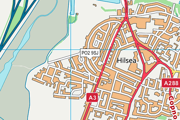 PO2 9SJ map - OS VectorMap District (Ordnance Survey) PO2 9SJ map - OS VectorMap District (Ordnance Survey)