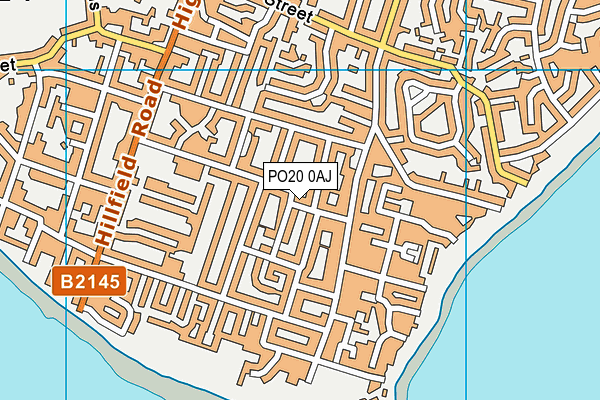 PO20 0AJ map - OS VectorMap District (Ordnance Survey) PO20 0AJ map - OS VectorMap District (Ordnance Survey)