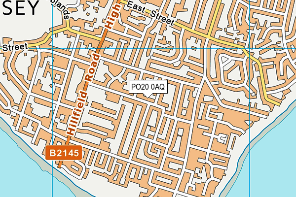 PO20 0AQ map - OS VectorMap District (Ordnance Survey)