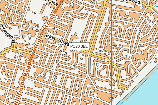 PO20 0BE map - OS VectorMap District (Ordnance Survey) PO20 0BE map - OS VectorMap District (Ordnance Survey)