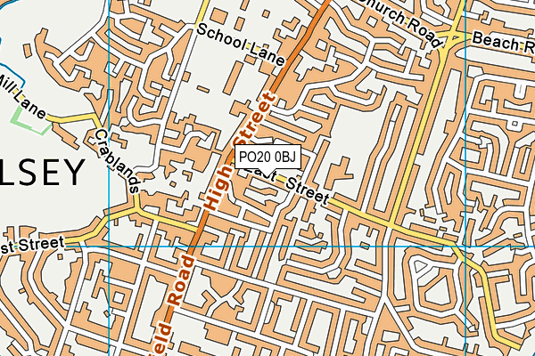 PO20 0BJ map - OS VectorMap District (Ordnance Survey) PO20 0BJ map - OS VectorMap District (Ordnance Survey)