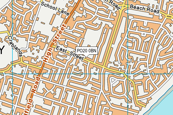 PO20 0BN map - OS VectorMap District (Ordnance Survey) PO20 0BN map - OS VectorMap District (Ordnance Survey)