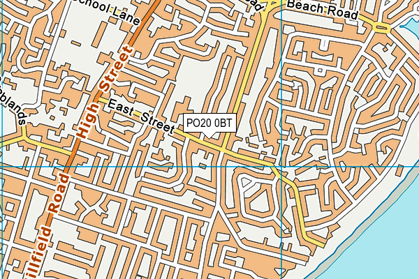 PO20 0BT map - OS VectorMap District (Ordnance Survey) PO20 0BT map - OS VectorMap District (Ordnance Survey)